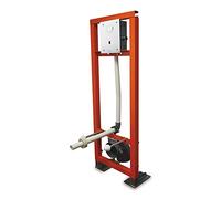 Bastidor autoportante para inodoro con fluxor electrónico PRESTO SENSIA TRANSFORMADOR NEGRO