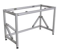 Bastidor de mesa de trabajo de aluminio puesto de trabajo de pie, altura 910 mm