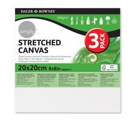 Bastidor lienzo daler rowney entelado 20x20 cm pack de 3