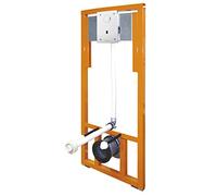 Bastidor regulable para inodoro con fluxor electrónico PRESTO SENSIA TRANSFORMADOR INOX