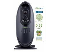 BASTILIPO - MR-ECOFLUID-7 - Radiador ecológico mini con H2O natural liquid, 200/400/600W, 0.33Kw/h, 7 elementos c/termostato manual, color negro satinado