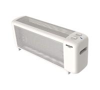 Bastilipo - PRC-1500B - Placa radiante de mica compacta - eficiente y bajo consumo eléctrico - radiador de 1500W - Bajo consumo y eficiente
