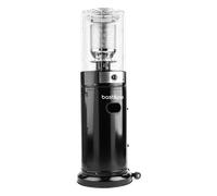 BASTILIPO, PROMETEO BLACK 11K, estufa gas para exterior 11KW, color negro, con ruedas de transporte