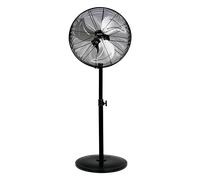 BASTLIPO, TARIFA, ventilador industrial de pie de 45 cm, 3 velocidades, cabezal oscilante, 90W, color Negro