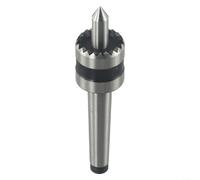 Bastón de corona para torno de madera con accionamiento multidiente, acero endurecido 40CR, distribución uniforme de la fuerza para torneado preciso de madera y metal, compatible con montaje MT1 o MT2