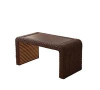 BASXDRFXZ Mesas Auxiliares Mesa de café ratán Pequeña Mesa té Balcón Bay(S)