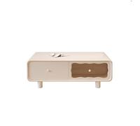 BASXDRFXZ Mesas Auxiliares Mesa de Centro Estilo Crema Sala Estar casera Mueble francés pequeño y Sencillo Sencilla for el hogar