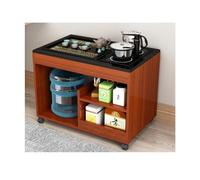 BASXDRFXZ Mesas Auxiliares Mesa de Centro pequeña Kung Fu móvil Simple, Tetera, Mesa té, Juego for el hogar, for apartamento, sofá Lateral(C)