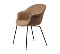 GUBI Silla Bat Flanay Upholstered Around bouclé 032-black