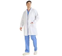 Bata Laboratorio Unisex Q816 - M, Blanco