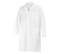 Bata unisex BP 1656, color blanco, talla L
