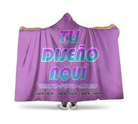 Batamanta Mujer Personalizada Manta con Capucha Agrega tu Texto/Foto Sudaderas Personalizado Hombre Invierno Manta Tallas Grandes Robe 3 tamaños Única Regalo Personalizable