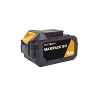 Batavia Batería de ion de litio de 18 V, 4,0 Ah, para más de 30 | Batería de ion de litio de 4,0 Ah, sin efecto memoria, para mayor duración y herramientas compatibles con Batavia Maxxpack
