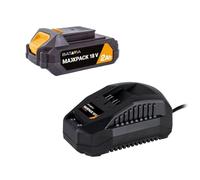 BATAVIA Start Kit batería 18 V 2.0 Ah + cargador para herramientas eléctricas BATAVIA