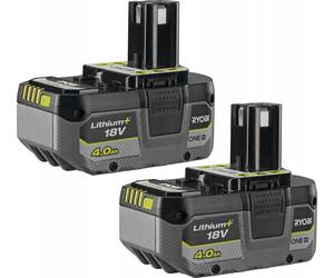 Batería Akumulador 18V 4,0Ah, Batería De Ion-Litio Rb1840X2, Con 2 Cargadores Ryobi