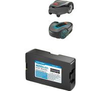 Batería, capacidad de 4000 mAh, voltaje de 18 V, dimensiones de 137 x 80 x 38 mm, tipo de iones de litio, compatible con modelos de Husqvarna y Gardena