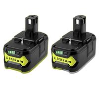 Batería, con una capacidad de 8000 mAh, compatible con las herramientas del sistema Universal ONE+, para Ryobi de 6.0Ah, paquete de 2 unidades