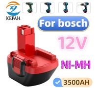 Batería de 12V 3.5Ah para taladro Bosch GSR 12 VE-2,GSB 12 VE-2,PSB 12 VE-2, BAT043 BAT045 BTA120, batería de repuesto para herramientas eléctricas 3500mAh