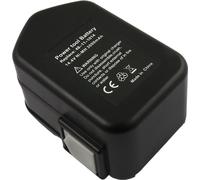 Batería de 14,4 V y 3000 mAh de tipo NiMH, compatible como repuesto para AEG SB2E 14,4 T Super Torque, color negro