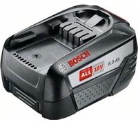 Batería de 18V, 6 Ah, sistema Bosch POWER FOR ALL 18V. Ofrece una gran autonomía para uso en el hogar y el jardín