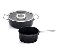 Batería de cocina ADAMANT, juego de 2, negro, aluminio, Fissler