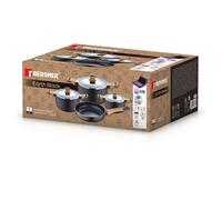 Batería de cocina bergner earth 7 piezas