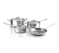 Batería de cocina CON CUORE, juego de 7 piezas, plata, cobre, Ruffoni