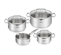 Batería de cocina DUETTO+, juego de 7 piezas, acero inoxidable, Tefal