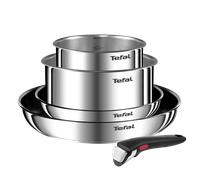 Batería de cocina INGENIO EMOTION, juego de 5 piezas, acero inoxidable, Tefal