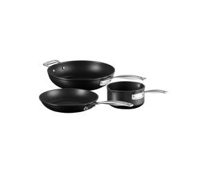Batería de Cocina Le Creuset Aluminio Antiadherente 51804000010002 Negro
