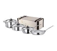 Batería de cocina OPUS PRIMA, juego de 7 piezas, plata, acero inoxidable, Ruffoni