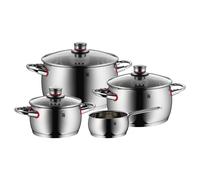 Batería de cocina QUALITY ONE, juego de 4 piezas, plateado, acero inoxidable, WMF