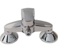 Batería de ducha de pared EUROSMART, cromo