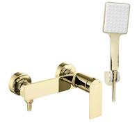Batería de ducha Rea STORM Gold con cabezal de mano