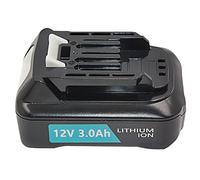 Batería de ion de litio de repuesto para Makita BL1021B BL1015 BL1020B BL1041B BL1016 197396-9 632F59-1 (12 V, 3,0 Ah)