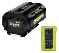 Batería de iones de litio, capacidad de 7000 mAh, voltaje de 40 V, compatible con Ryobi. Incluye 1 batería y 1 cargador