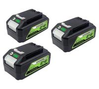 Batería de iones de litio, capacidad de 8000 mAh, compatible con herramientas Greenworks, paquete de 3 unidades
