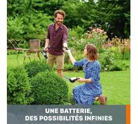 Batería de iones de litio - Cargador doble - 2 x 4000 mAh - Compatible con 20V/40V/80V -