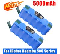 Batería de iones de litio de 14,8 V/14,4 V, 5.0Ah, iRobot Roomba 500, 600, 700, 800, 550, 560, 595, 650, 655, 770, 780, 790, 870 1 pack