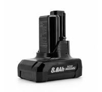 Batería de iones de litio de 8Ah y 12V, compatible con herramientas Bosch Professional de 12V – Batería de repuesto para el sistema GBA 12V / BAT420 – 8,0Ah