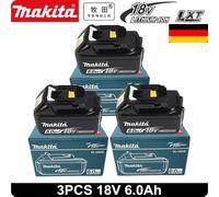Batería de Litio de Repuesto 100% Original Makita de 18V y 6Ah, Modelos BL1840, BL1830B, BL1850B, BL1850, BL1860, BL1815 2PCS Makita-6Ah