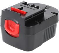 Batería de reemplazo para Black & Decker A12 / HP122K – Batería NiMH de 12 V, 3000 mAh, color