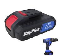 Batería de Repuesto 21V 1500mAh Li-ion Para Taladro Atornillador Percutor Eléctrico - Recargable, 1 Unidad