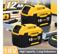 Batería de repuesto 2X 18V 12.0Ah para for Dewalt 18V DCB200 DCB101 DCB107 DCB112 DCB105 DCB203 para herramientas eléctricas