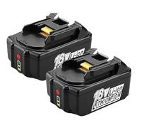 Batería de Repuesto BL1850B para Makita 18 V LXT con indicador de Potencia BL1860B BL1850B BL1850B BL1850B BL1840B BL1840B BL1840 BL1830 BL1815B BL1815 (2 Unidades)