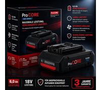 Batería de repuesto de 18V y 6,0Ah, compatible con Bosch Professional ProCORE 18V. Batería de iones de litio de alto rendimiento, reemplazo para las series GBA y ProCORE, con indicador LED