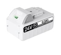 Batería de Repuesto de 24 V, 3000 mAh, 6000 mAh, Compatible con Snow Joe+Sun Joe, batería de Litio de 24 V, Serie 24BAT-LTX/LTW/LTE/LT EcoSharp Pro(6000mAh)