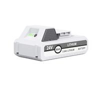 Batería de Repuesto de 24 V, 3000 mAh, 6000 mAh, Compatible con Snow Joe+Sun Joe, batería de Litio de 24 V, Serie 24BAT-LTX/LTW/LTE/LT EcoSharp Pro(3000mAh)