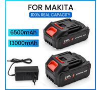 Batería de repuesto de iones de litio de 13000mAh compatible con Makita BL1860B BL1860 BL1850, batería recargable para herramientas eléctricas, enchufe europeo 2X10Cell Battery