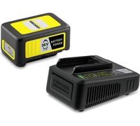 Batería KÄRCHER de 36V y 2.5 Ah, con pantalla LCD, cargador rápido, de iones de litio, para equipos de jardín